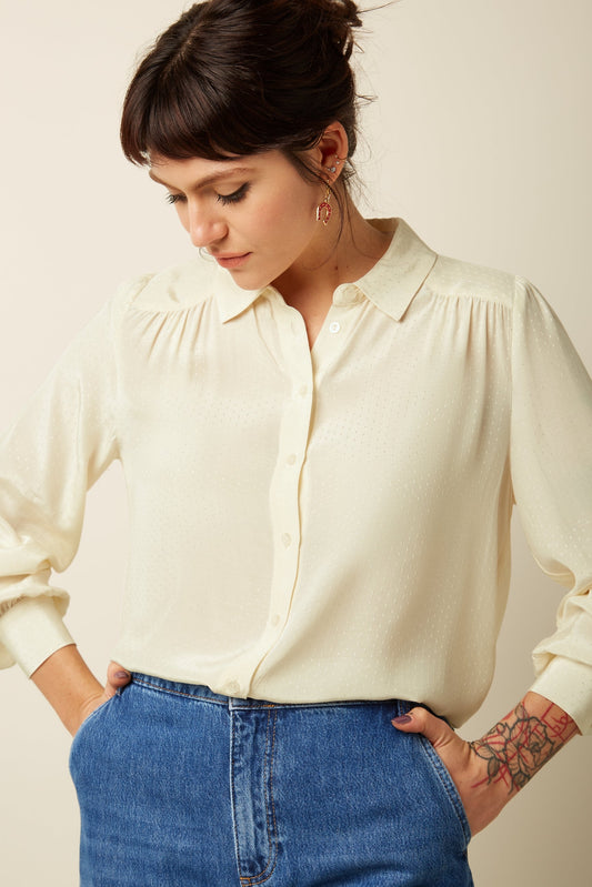 Carina Blouse Sista Ivory