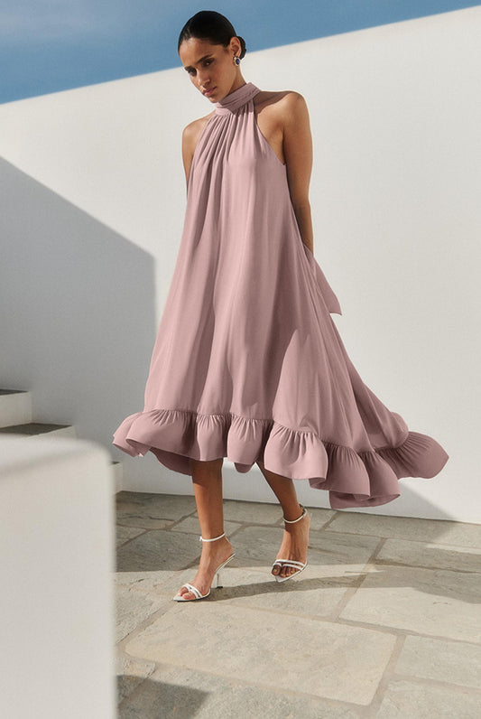 Sabrina Midi Dress Taupe