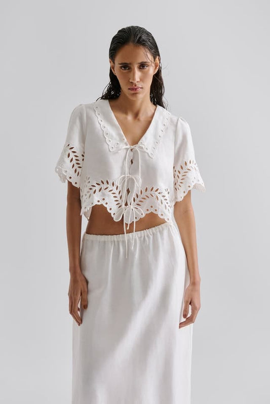 Estela Blouse White